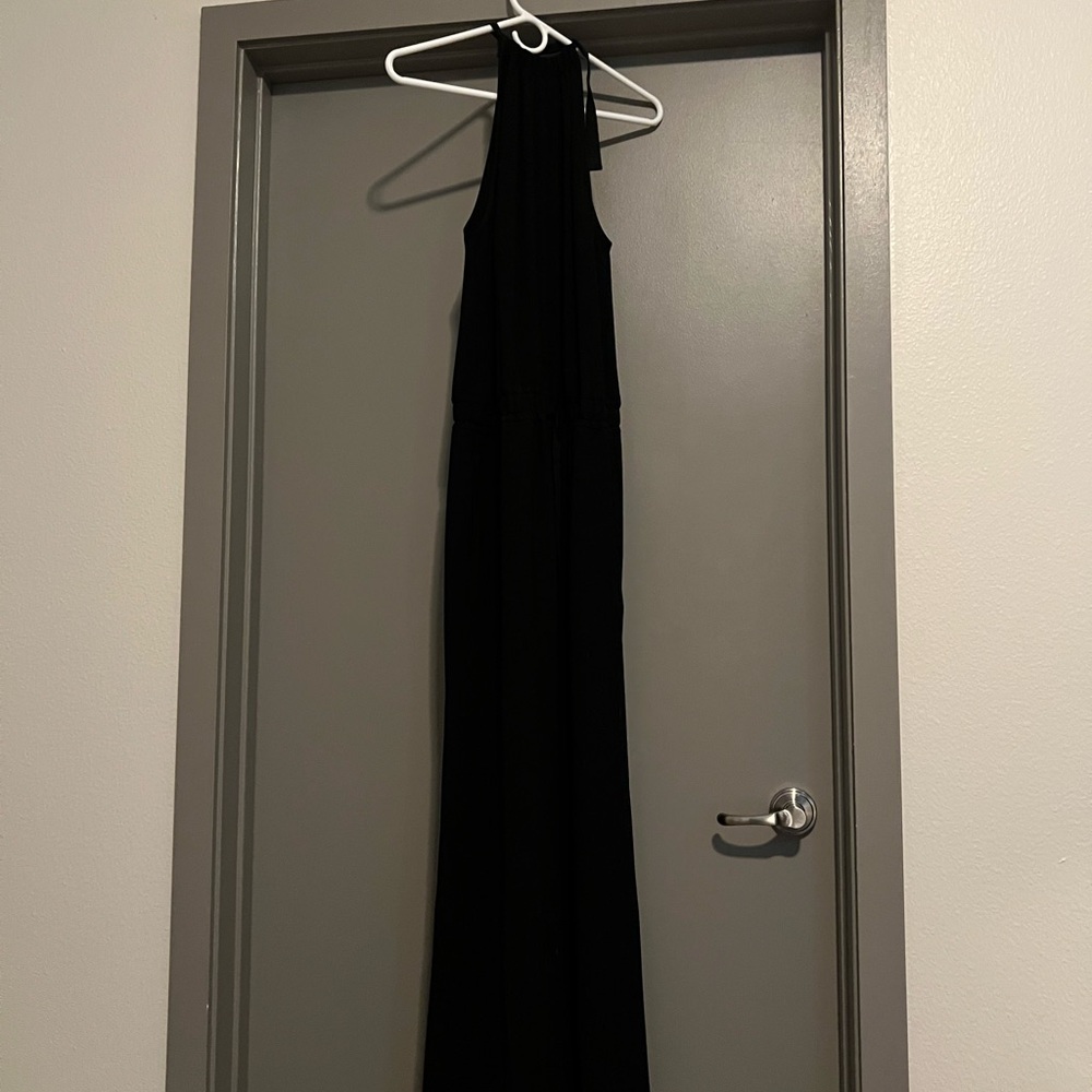 Elegant Black Sleeveless Jumpsuit